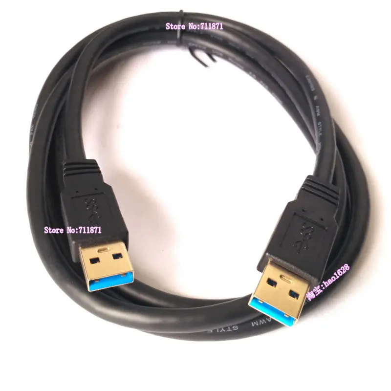 

150cm Usb3.0 Male to Male Cable Line A Male to A Male Black Usb3 Usb 3.0 Power Data Cable Line Double Male Usb3.0 wire Line cord