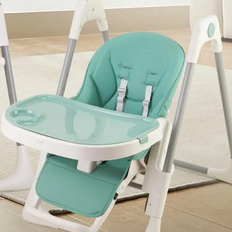 N1HB Lightweight PU Leather Protective Cover Baby Dining Chair Cushion for High Chairs with Easy Installation