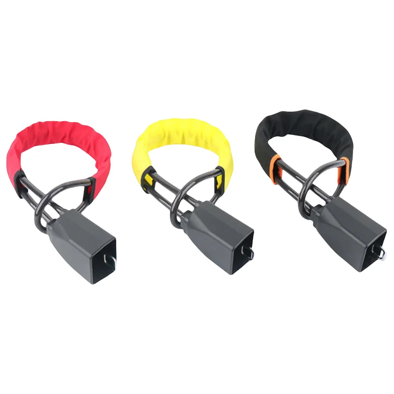 

ISURE MARINE Car Steering Wheel Lock With Thick Rope Lock Car Anti-Theft Lock Buckle Lock Universal Steering Wheel Lock