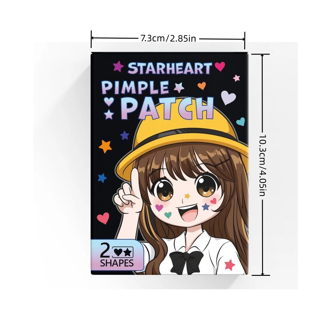 432 PCS pieces of multi-color star acne patches, facial acne patches, concealer acne patches, and pimples patches, ultra-thin