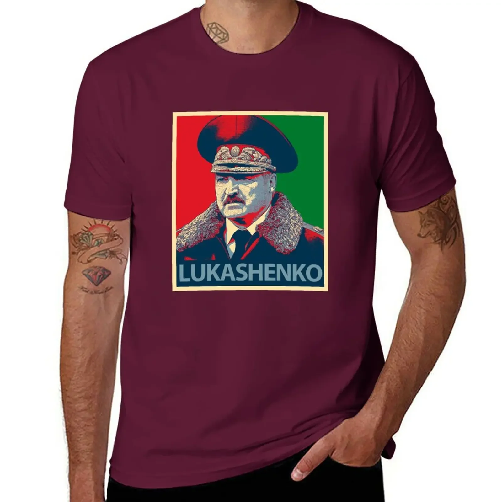 vintage clothes vintage t shirt Men\'s cotton t-shirt New Lukashenko T-Shirt