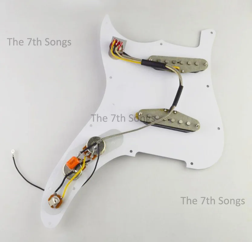 Alnico 3/Alnico 5 Duo-Sonic Prewired 50's Style/60's Style/Texas Style Electric Guitar Wiring Duosonic Loaded Pickguard view 4