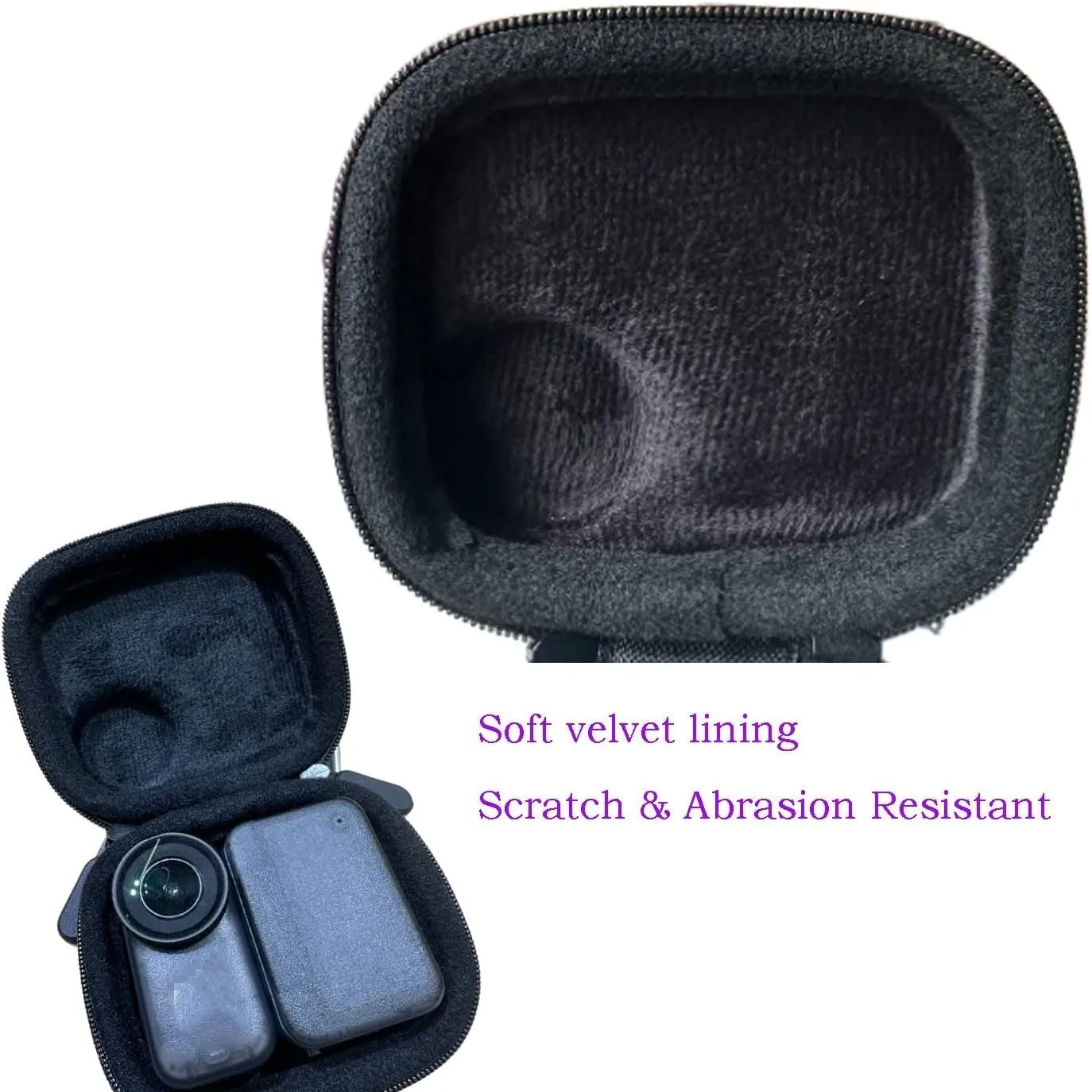 Shockproof Waterproof DJI OSMO Nano Mini Case Portable Travel Storage Bag with Carabiner Anti-Scratch Protective Carrying Case