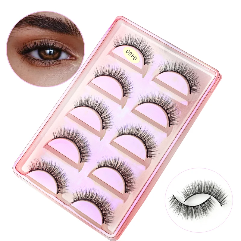 Soft False Eeyelashes 3/5 Pairs Dramatic Thick Volume 3D Mink Eye Lashes Handmade Makeup Tool Fake Lashes maquillaje Faux Cils