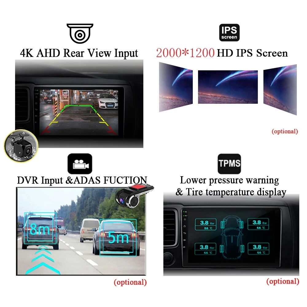 Android dla Hyundai Sonata 6 YF 2009-2014 Multimedia Carplay Auto Car Head Unit Player GPS Navigation DVD NO 2DIN Radio Stereo