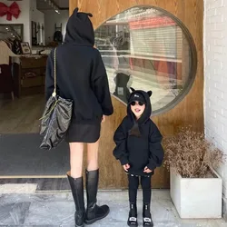 Boys and girls hoodies with plush and thickened tops and outerwear for winter 23 New Korean version of trendy children clothing