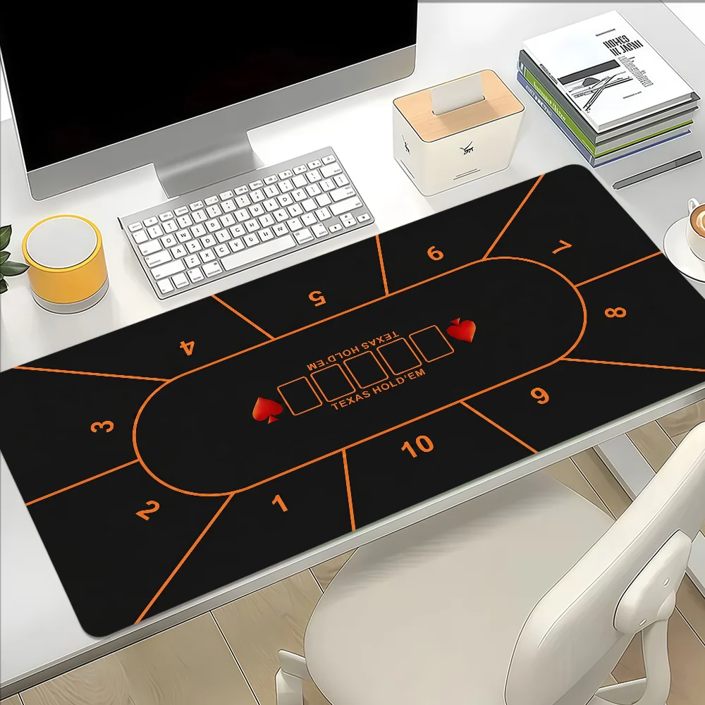 Texas Hold em table Poker Mouse Pad Non-slip Thickened Large Writing Lockedge Office Student Gaming Cushion MousePad