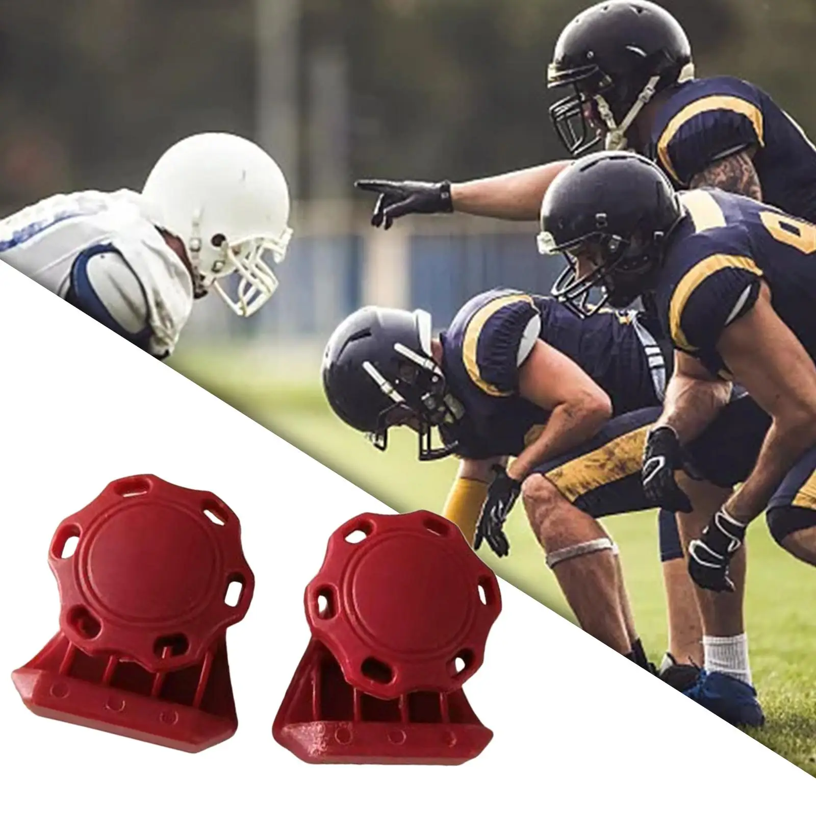 Football Visor Clips Universal Fit Fixings Fasteners Screws Nylon Helmet Repair Kit Hardware Kit Football Helmet Accessories