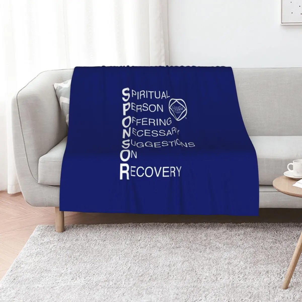 

Cool Sponsor Narcotics Anonymous Na Aa Throw Blanket Plaid Vintage Blankets For Sofas Blankets