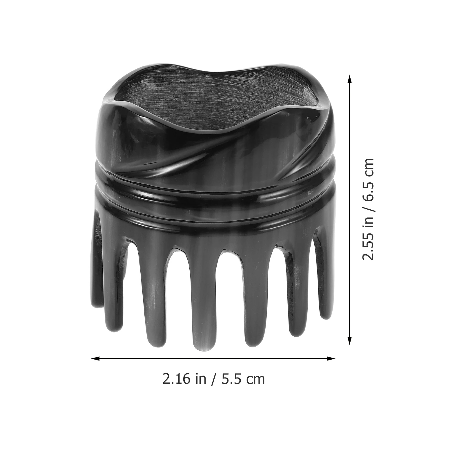 

Ox Horn Massage Comb Wide Tooth Hair Comb For Curly Thick Hair Scalp Massager Brush Detangling Dandruff Removal Cleaning Tool