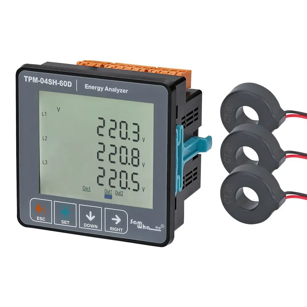 Samwha-Dsp TPM-04SH-XXD Energy Analyzer Multimeter 3P&4W