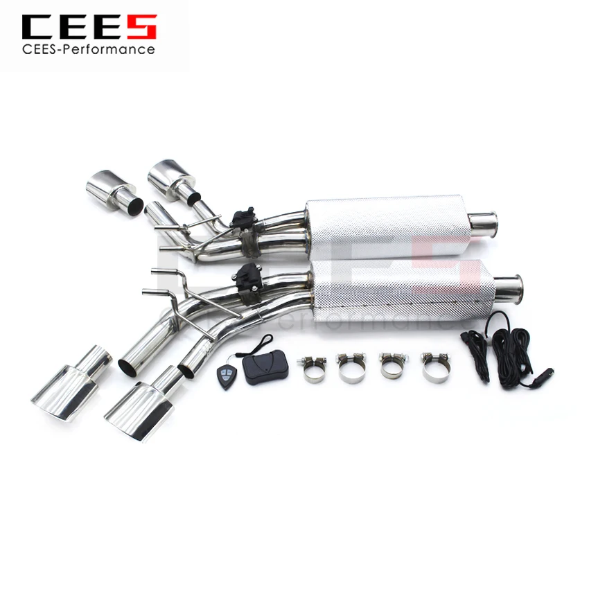 

CEES Exhaust System For Mercedes Benz G500 G63 Stainless Steel Valve Muffler Catback Escape Tubo Escape Coche Car Parts