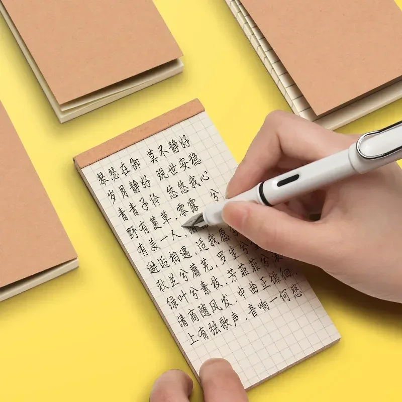 New 50 Pages Memo Pad Sticky Note Kraft Paper Writing Pads Notepads Portable Daily Planner Schedule Book To Do List School