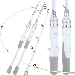 HAUT TON ET Telescopic Fishing Rod, Carbon Fiber Spinning & Casting Rod, Lightweight Fishing Pole Designed for Bass, Trout, for