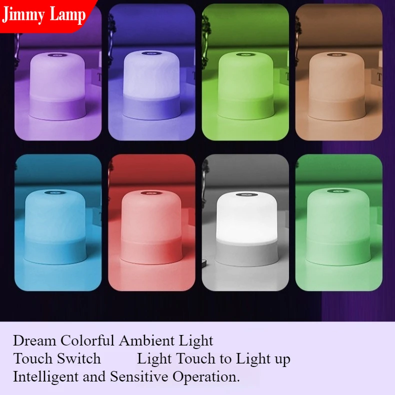 

Nordic Charging LED Remote Control Night Light Bedroom Sleep Desk Lamp Study Desk Children's Desktop Reading Bedside Table Lamp