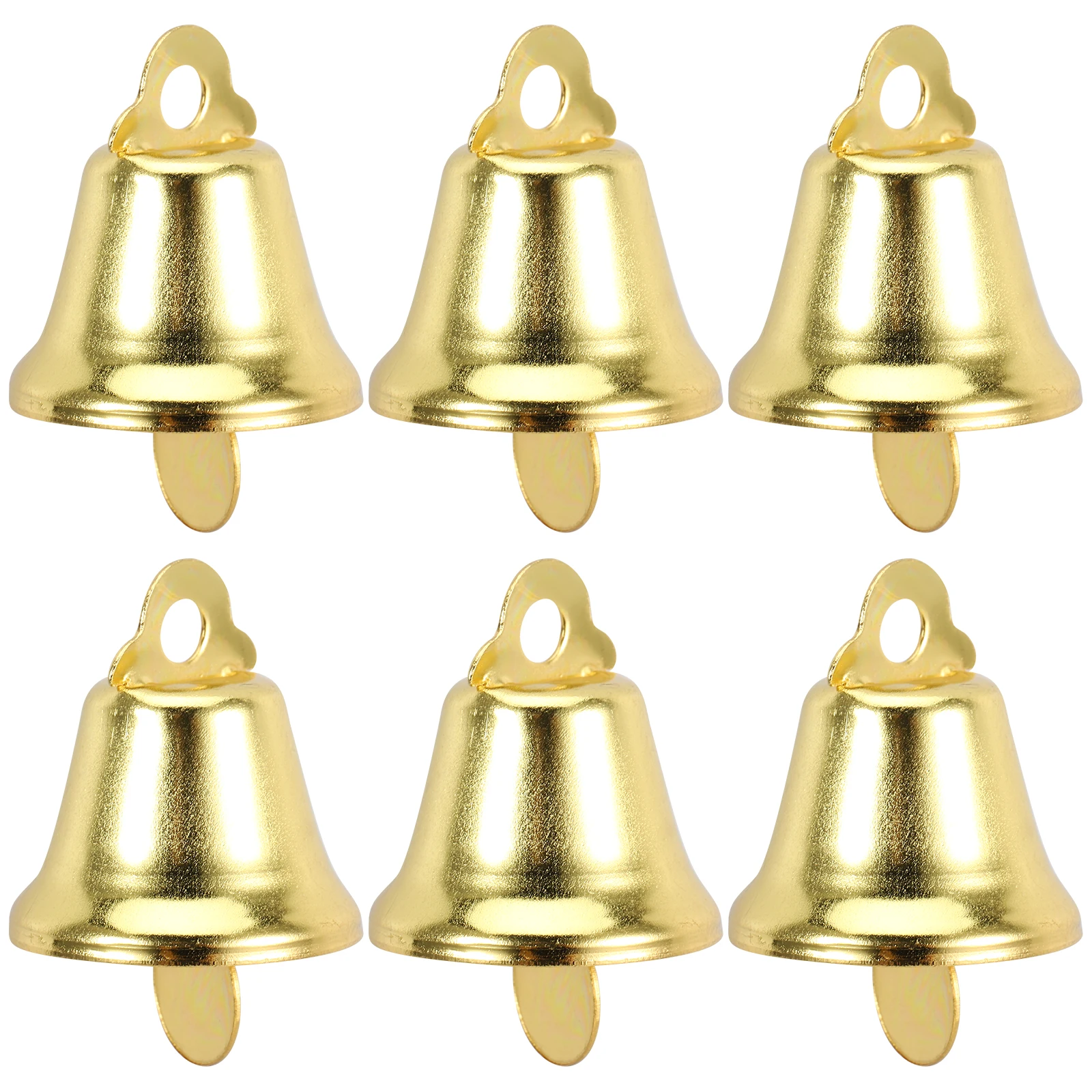 20 Pcs Bronze 22mm Bells Craft Bell Pendant Festival Hanging Decor DIY naments Party Accessories Yard Garden Charm