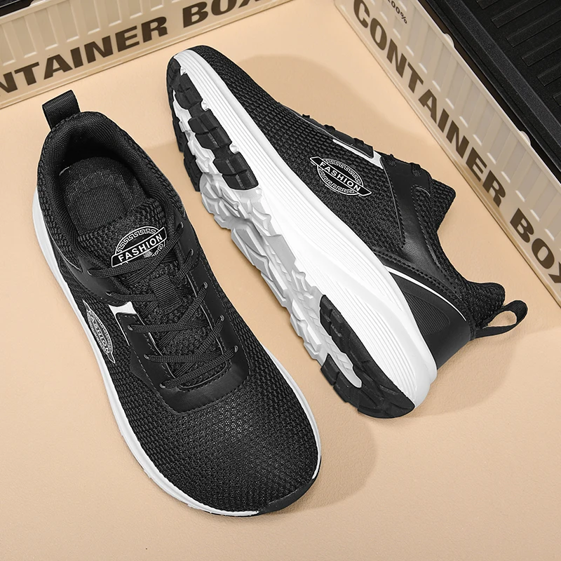 Men Wide Fit Sports Casual Shoes Non Slip Soft Sole Breathable Shoes Women Shoes Lightweight Outdoor Street Jogging Sneakers