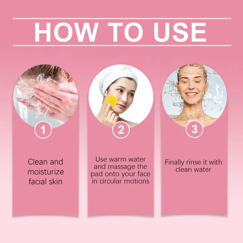 Exfoliating Facial Pads Cleansing Moisturize Anti Acne Balance Oil Tender Clean Facial Exfoliates Face Turmeric Cleansing Pads