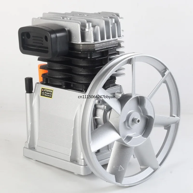 For 2055/2065/2070 Industrial Piston Air Compressor Head Italy‑Style Aluminum Dual‑Cylinder Air Pump Replacement Part