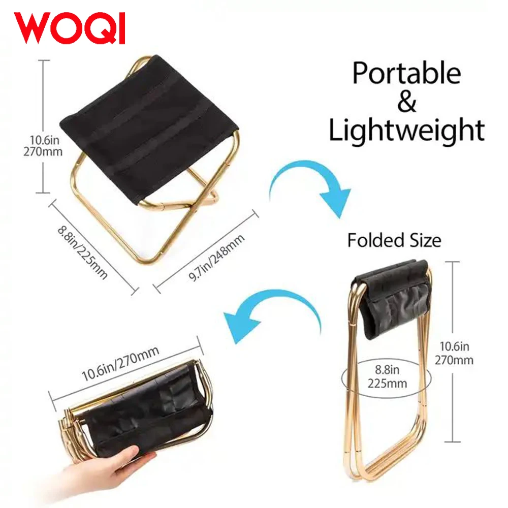 Fishing seat Foot stool Small folding stool Portable chair