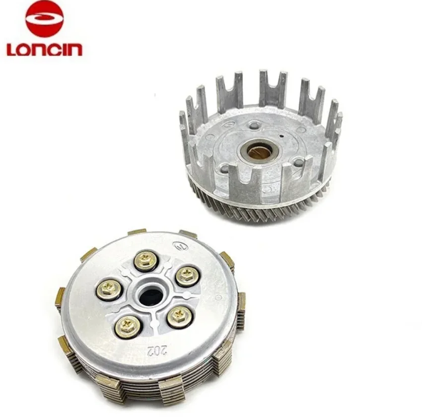 

250cc engine clutch plate comp for Loncin MT250 kayo KT250 hengjian 2 stroke DT230 Motorcycle dirt bike