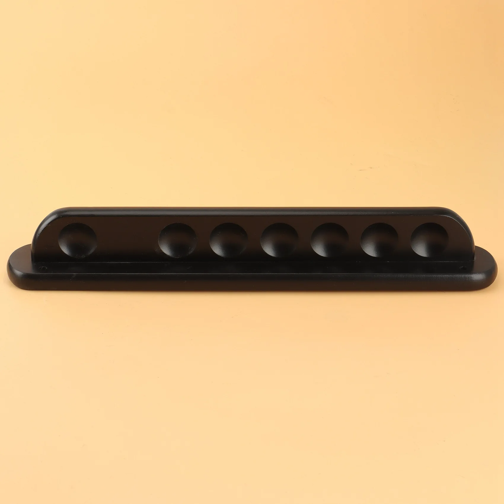 

P5-Стойка для бильярдных киев, 7 киев, настенное крепление, отделка из цельного дерева, стойка для киев из твердой древесины, настенная стойка для бильярдных клюшек