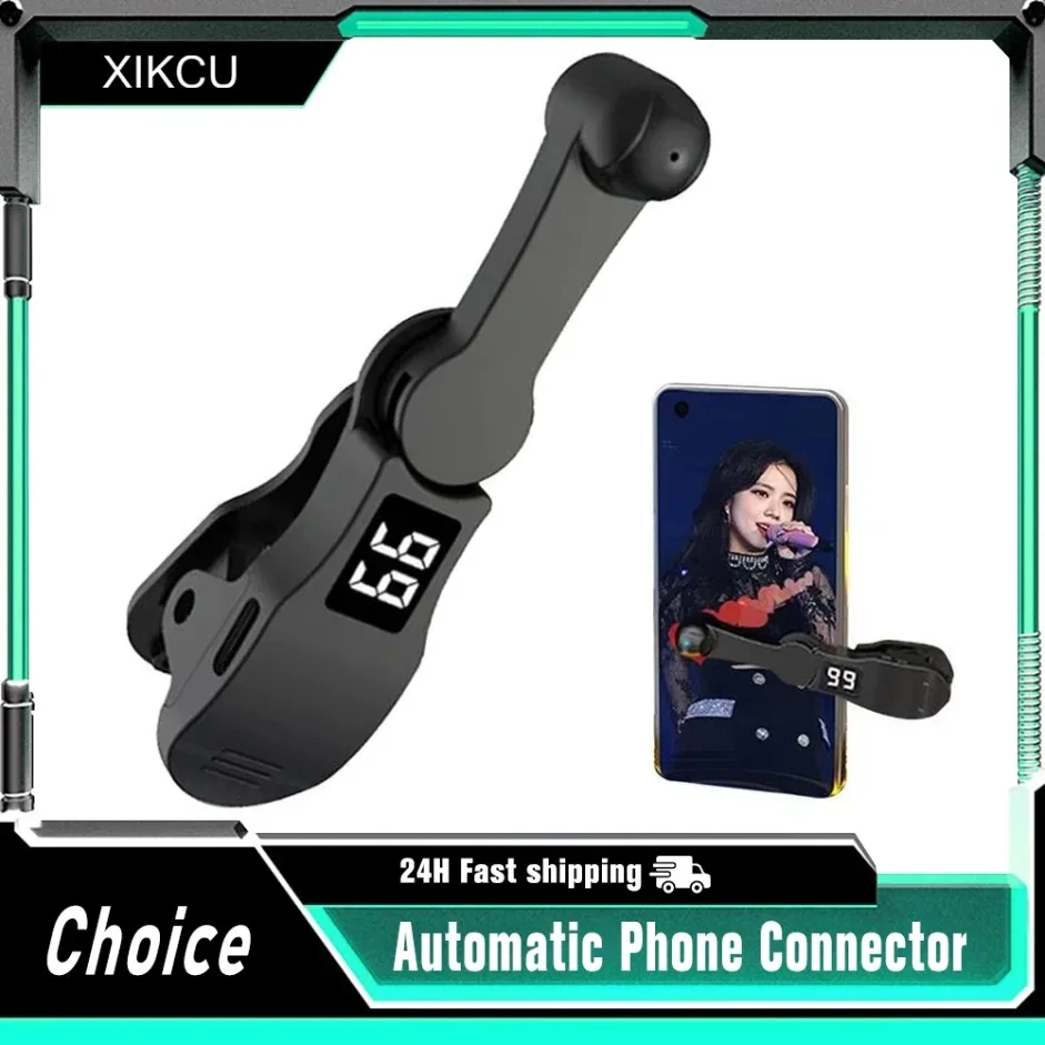 Auto Screen Clicker for Smart Phone Apps Video Live Streaming Gadget USB Simulator Smartphone Game Screen Touch Tripods Tapper