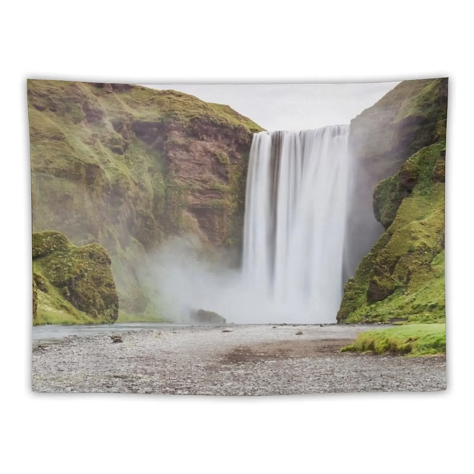 Skogafoss waterfall Tapestry Wall Hanging Nordic Home Decor Tapestry