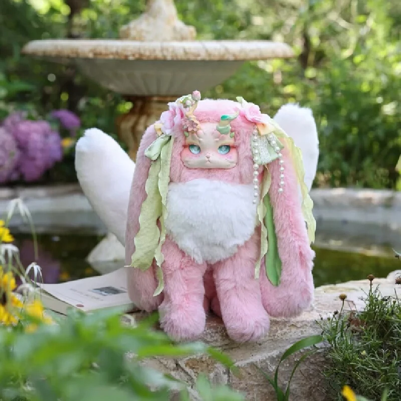 トゥトルンV2ガーデンシークレットランゲージシリーズ 800%ブラインドボックス ビッグドールフィギュアデコレーションモデルおもちゃ ウサギドラゴンミステリーボックスギフト