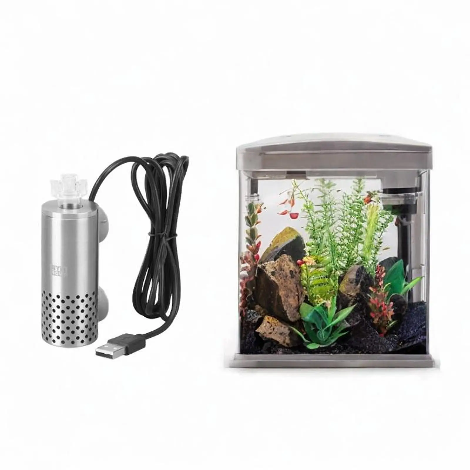 

Electric Oil Film Remover Easy Installation Built-in Filter Multifunction Electric Oil Skimmer for Water Tank Aquarium Home