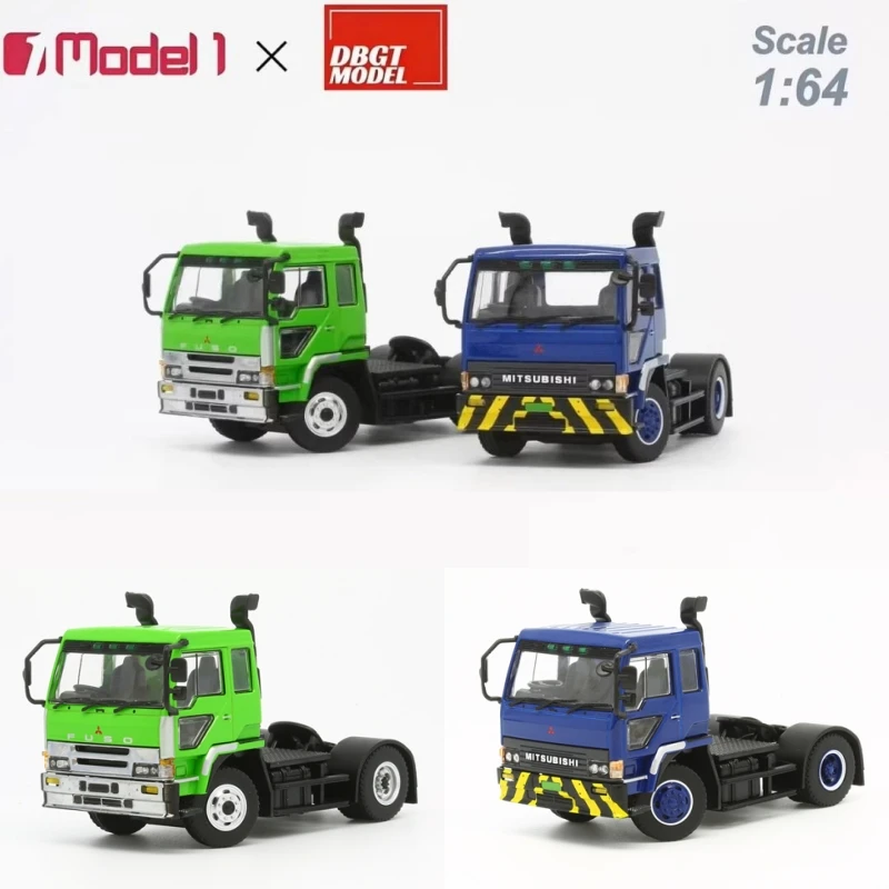 

Модель 1 x DBGT 1:64 Fuso Tractor, сине-зеленая, литая под давлением модель автомобиля
