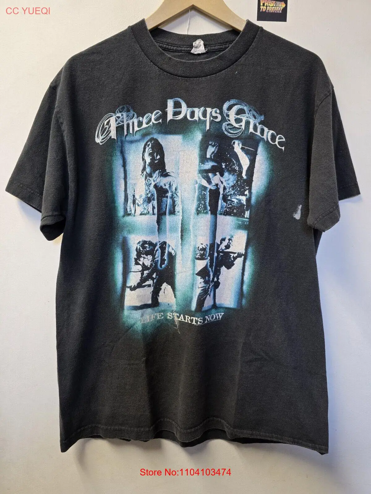 2010 Three Days Grace Tour T Shirt L Life Starts Now