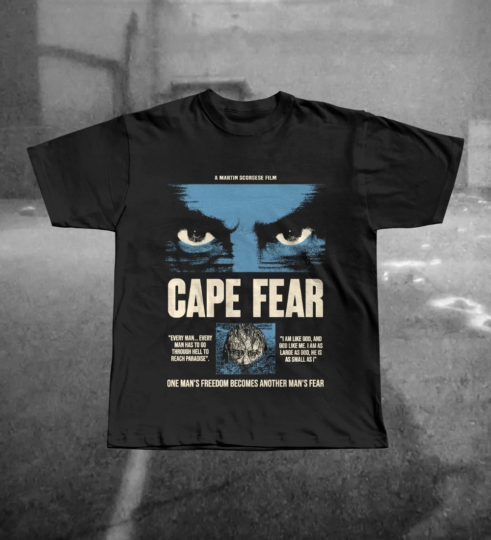 Terror Corner (1991) T-shirt, A Casual Printed Thriller Directed By Robert De Niro, Max Cardi, and Martin Scorsese