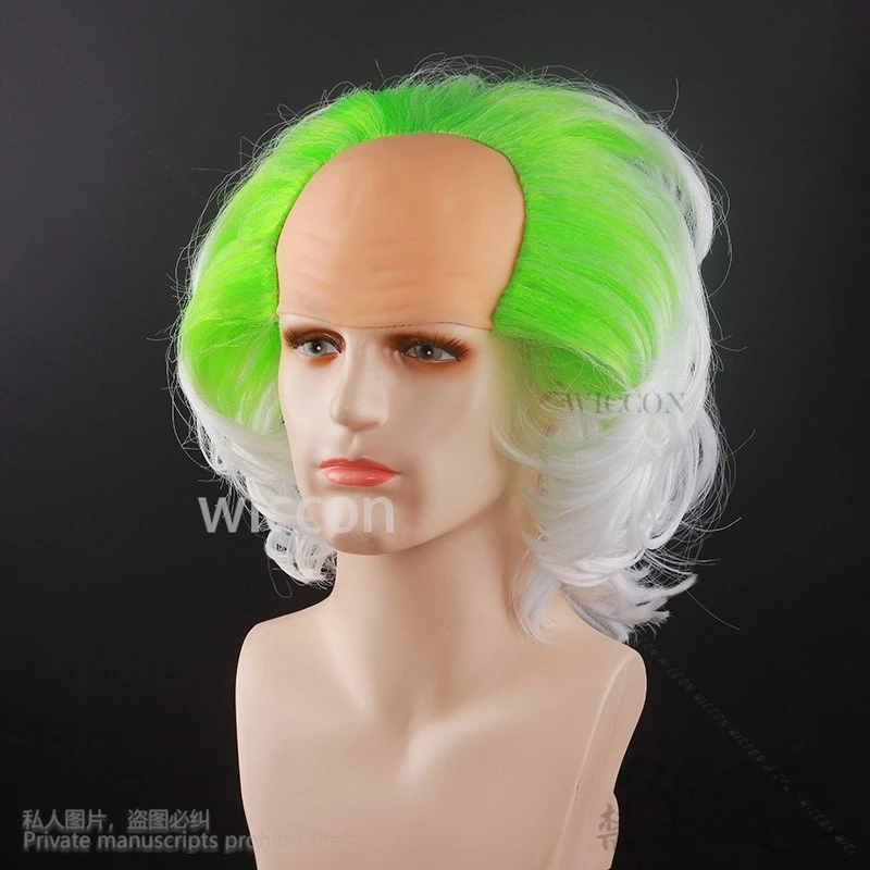 بيتلي العروس ليديا ديتز شعر مستعار تأثيري الجدة العالم السفلي نصف أصلع الرجل العجوز وتتسابق دعوى مهرج شعر مستعار لجميع القديسين القوطية كوس