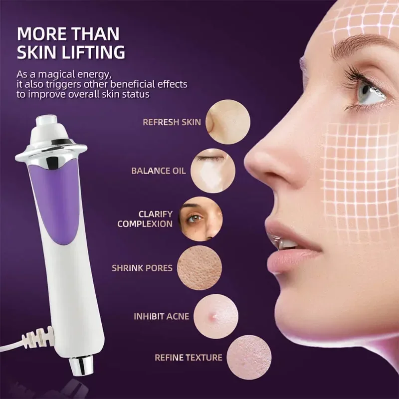 HIFU Skin Care Radio Frequency Face Lifting EMS Microcurrent Skin Tightening Anti Wrinkle Skin Rejuvenation Beauty Oxygen Pen