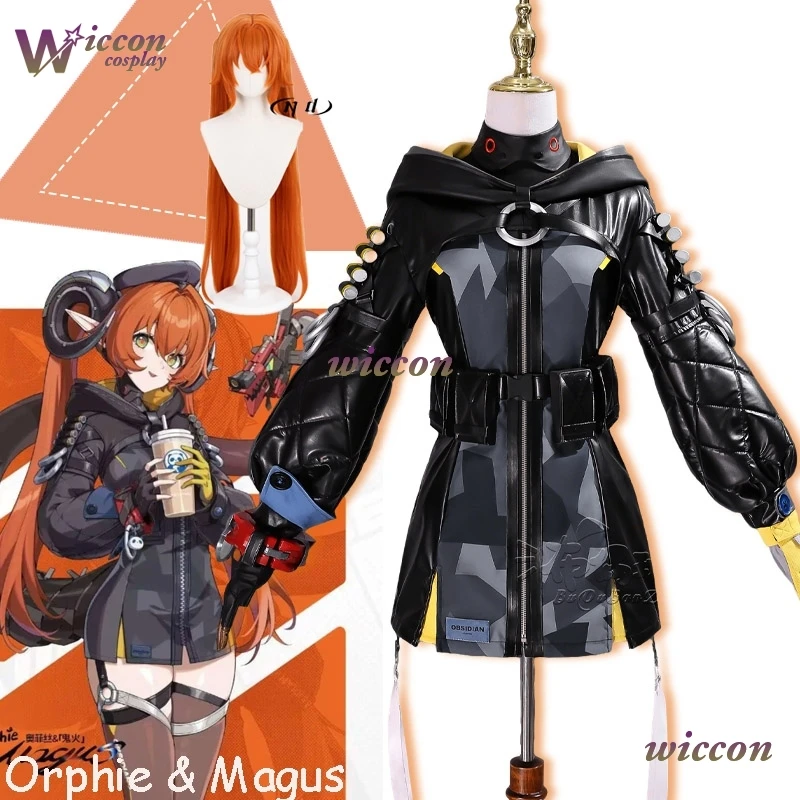 

Panda Zenless Zone Zero Orphie Cosplay Magnusson & Magus Cosplay Costume Halloween ZZZ Women Adults Outfit Wig Game Roleplay