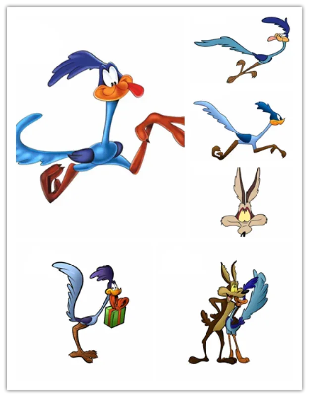 

Road Runner Camper Car Decals DIY Occlusion Scratch Body for Car Creative Waterproof Window Decal Car Decor