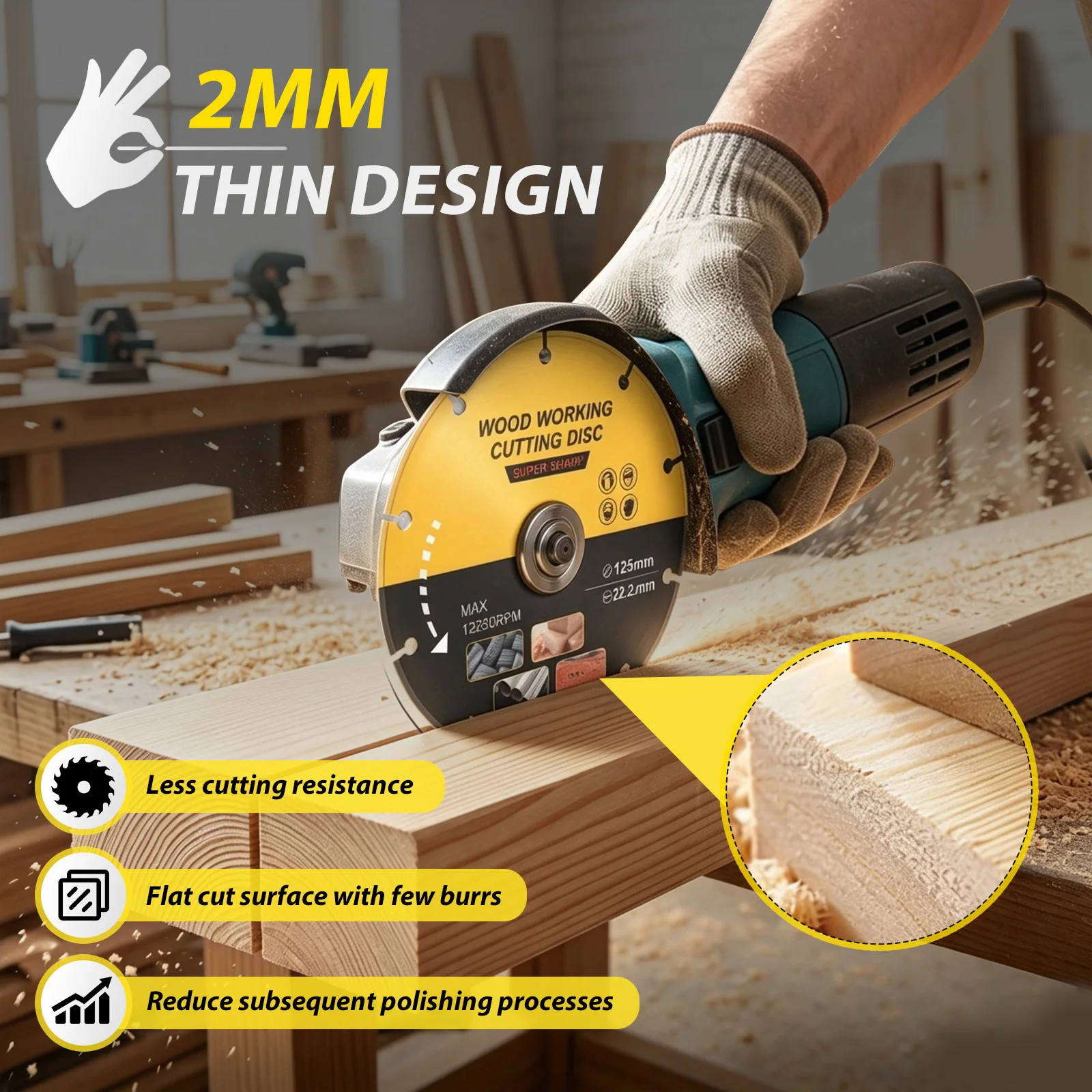 5-Zoll-Sägescheibe Multitool H – Woodworking Edge Corner Planer Bewertung und Preis