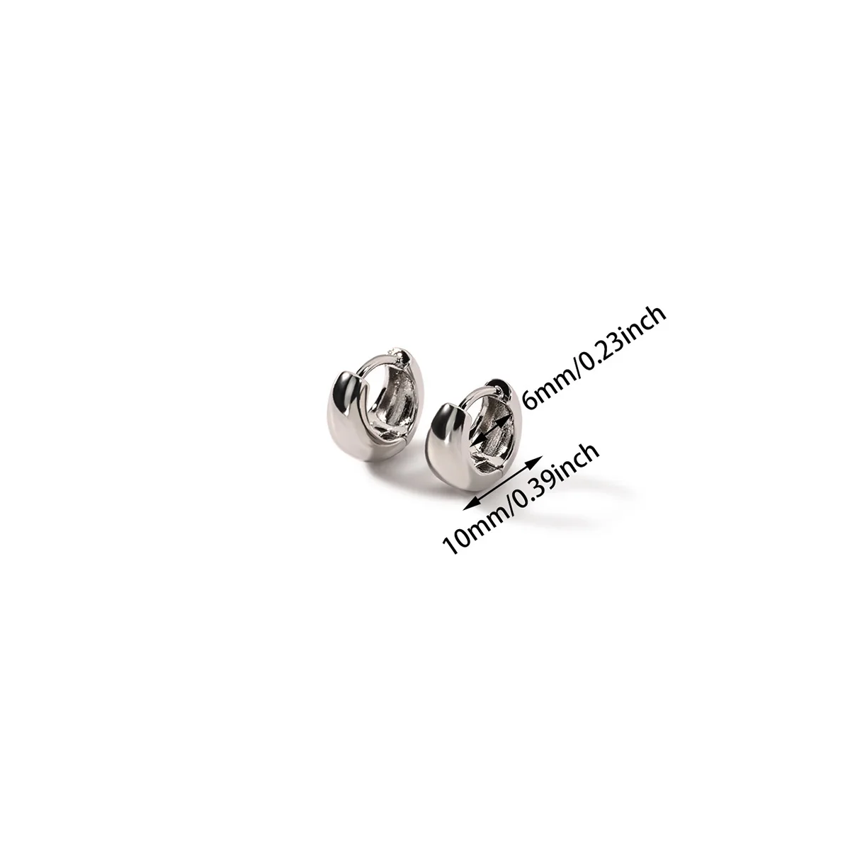 Klassieke hoepeloorbellen voor dames meisjes goudkleurige dikke roestvrijstalen oorbellen 2026 trend nieuw in minimalistische oorsieraden Aretes