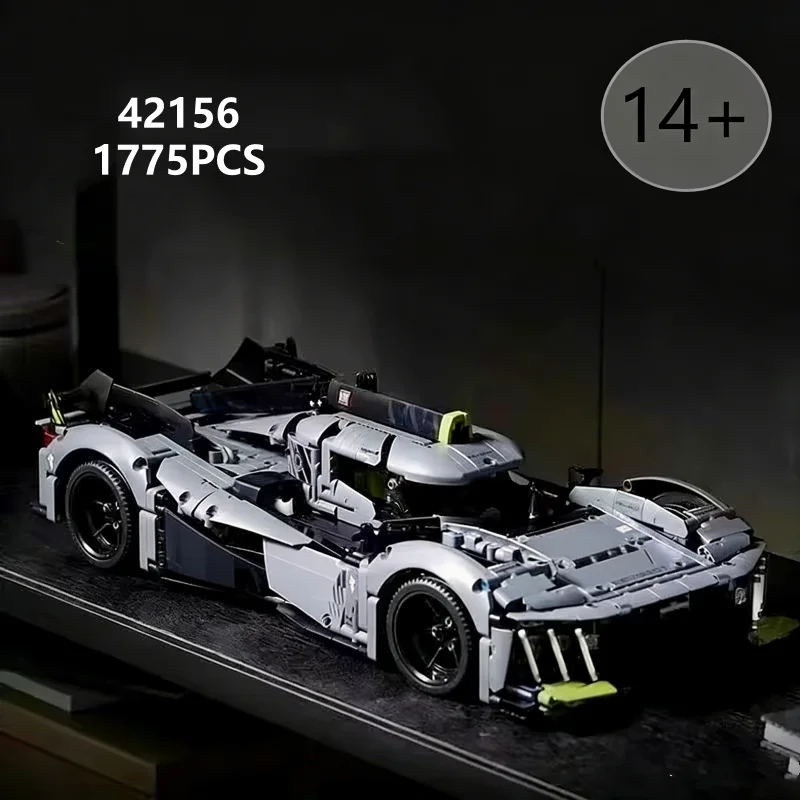 

42156 Суперспортивный автомобиль Peugeot 9X8, гоночная сборная модель, подарок, 1775 деталей, развивающая игрушка для детей