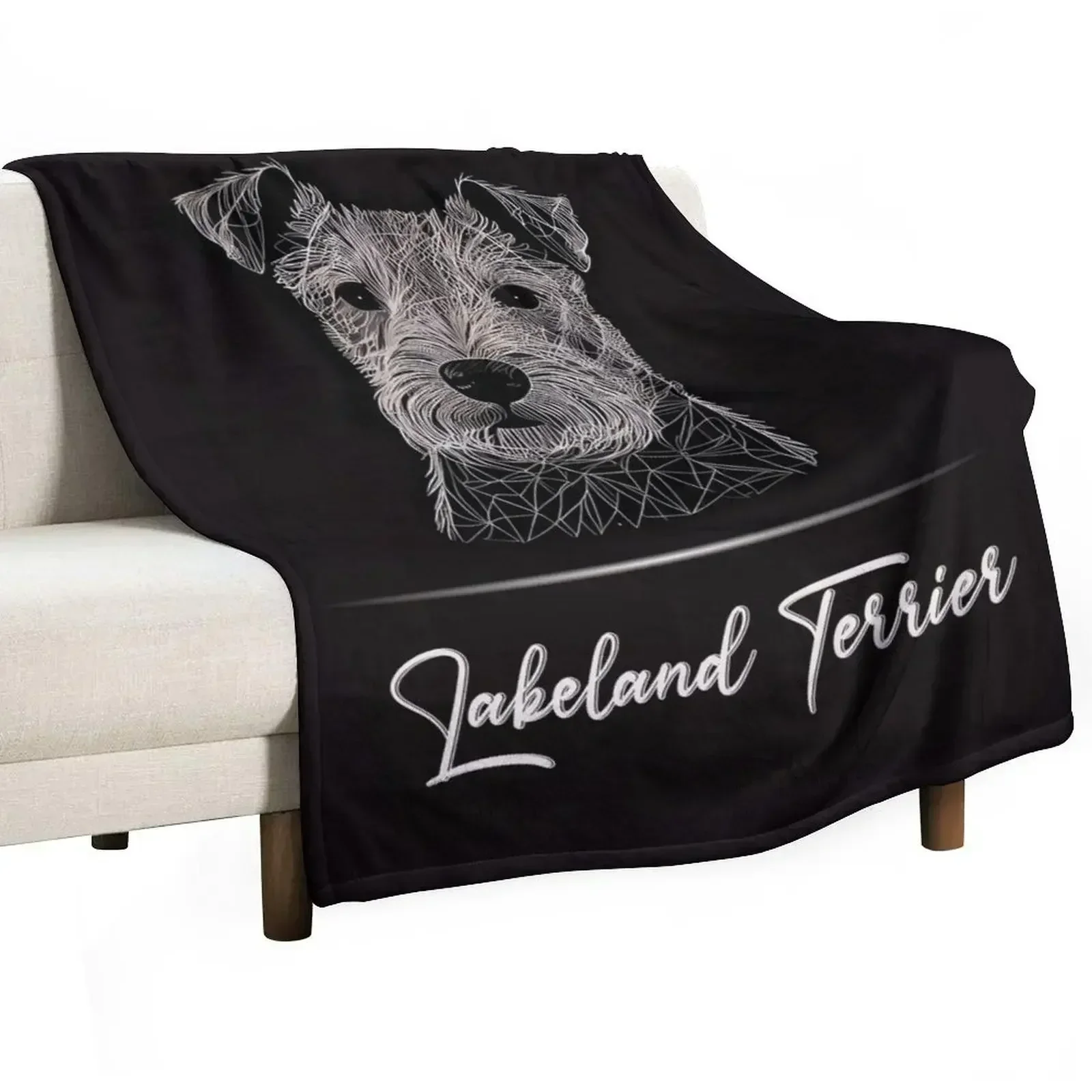 Lakeland Terrier Portrait Throw Blanket Thin Stuffeds Bed Decoratives Blankets For Baby Quilt Blankets