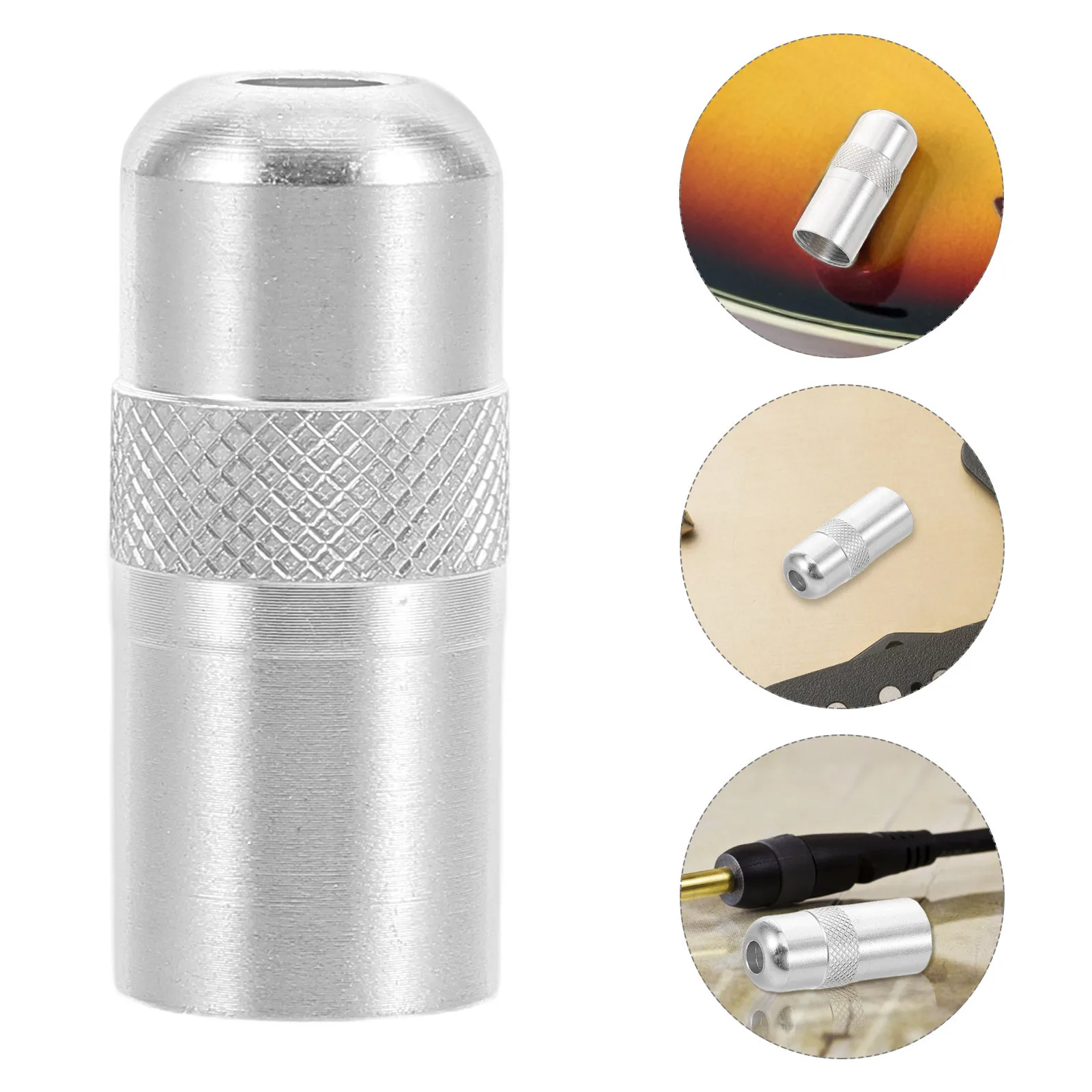 

Guitar Pickup Ferrule Aluminum 30mm Vintage Adapter Stable Endpin Jack Improves Sound Transmission Stage Recording