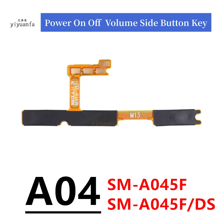 Power Switch On/Off Button Volume Key Button For Samsung Galaxy A54 A34 A24 A14 A04 A04e 4G 5G Flex Cable