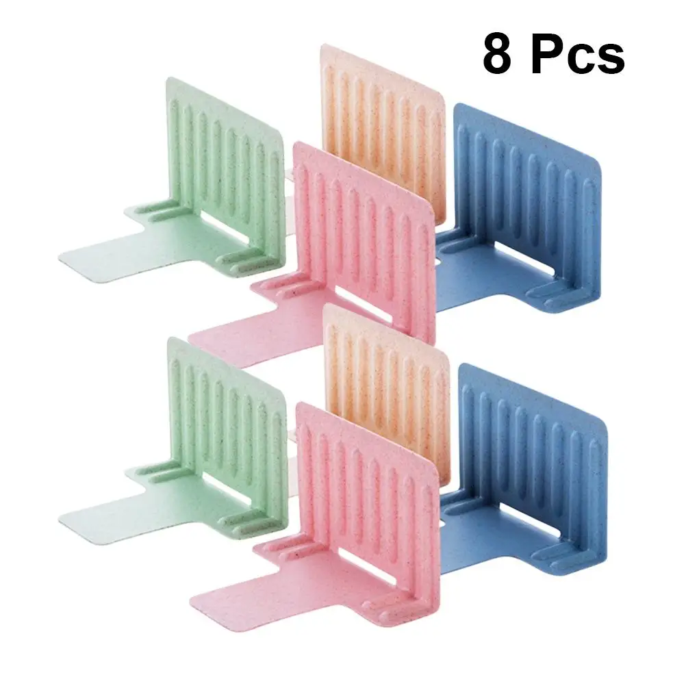 8 Pcs Drawer Dividers Refrigerated Food Partition Foldable PP Material Clothes Cabinet Multi Function Storage ganizer