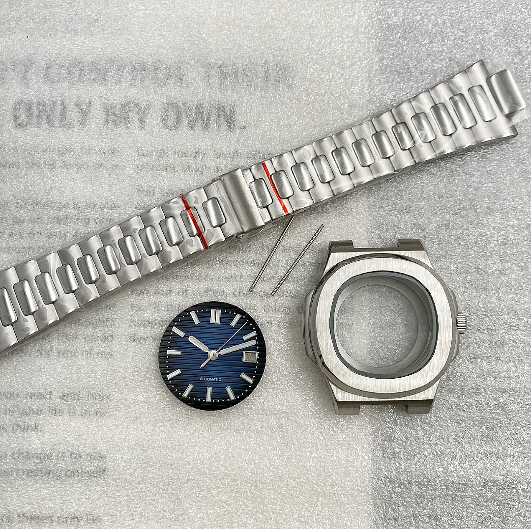 

41Mm modified case full set of watch accessories suitable for nh35/nh38 movement sapphire glass luminous dial