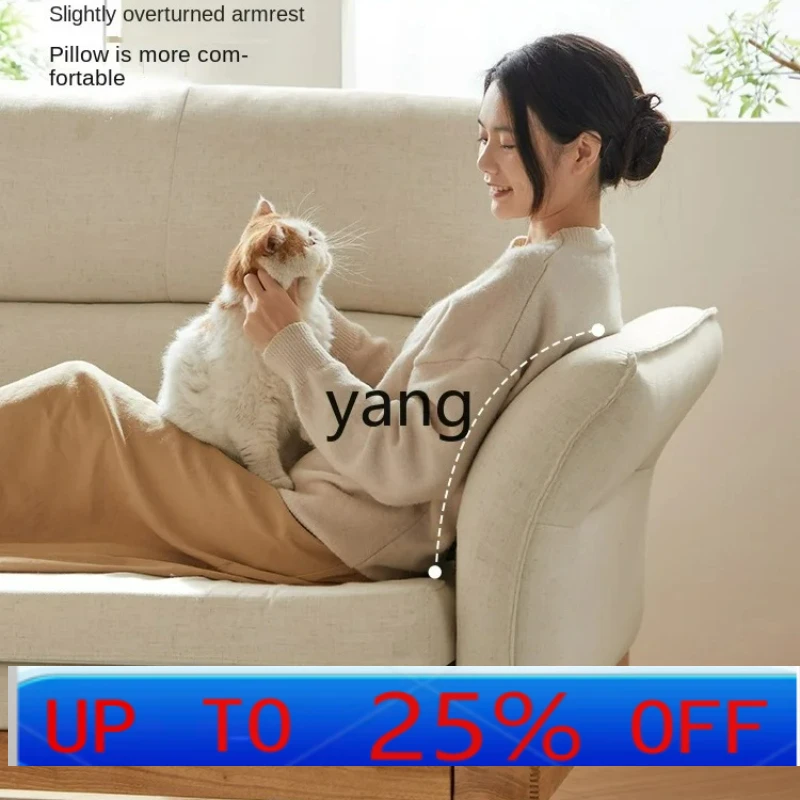 

LH Fabric Sofa Living Room Small Apartment Sofa Changing Bed Dual-Use Three-Seat