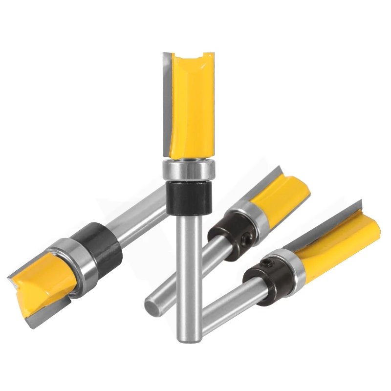 YUSUN Template Trim Pattern Bit Cove 1/2 Dia Carbide Cutters Router Bit  Woodworking Milling Cutter For Wood