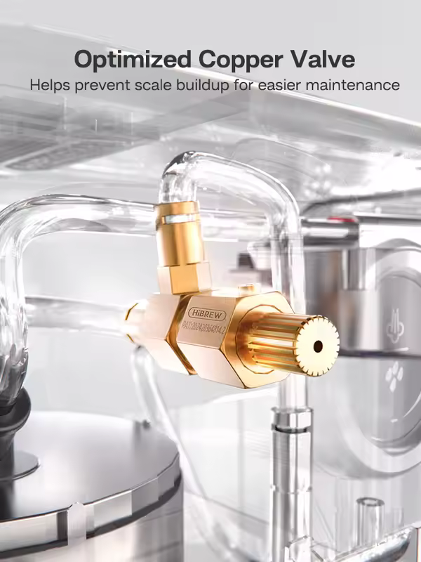 HiBREW 20Bar Semi Automatic Espresso Coffee Machine Temperature Adjustable Cold/Hot Super Slim Coffee Maker Cappuccino H10B - Image 6