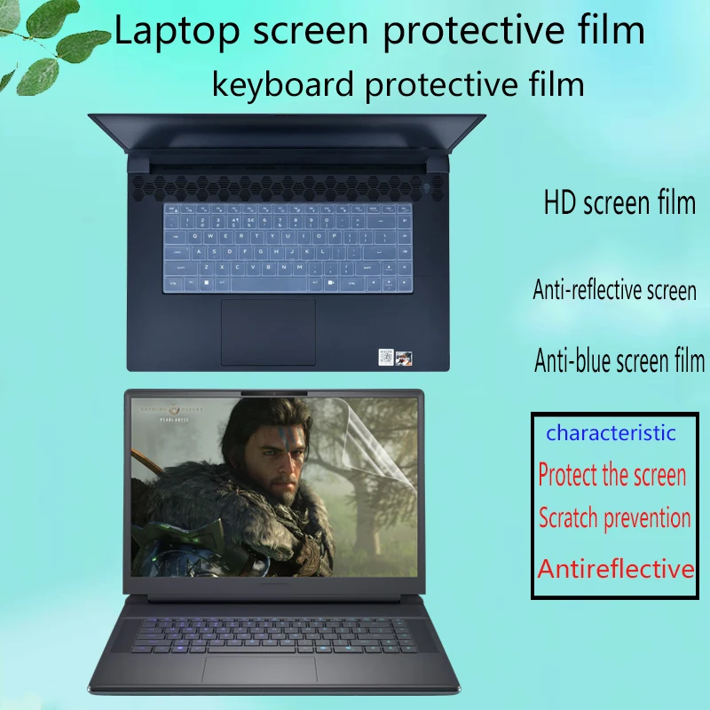 For 16inch Alienware 16 Area-51 Gaming X16 M16 R2 R1 Laptop keyboard film HD screen protective film toughened film