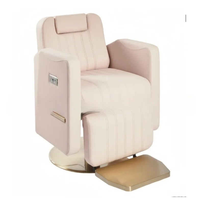 

High-end hair care chair Hair salon Barber chair reclining beauty rotating chair